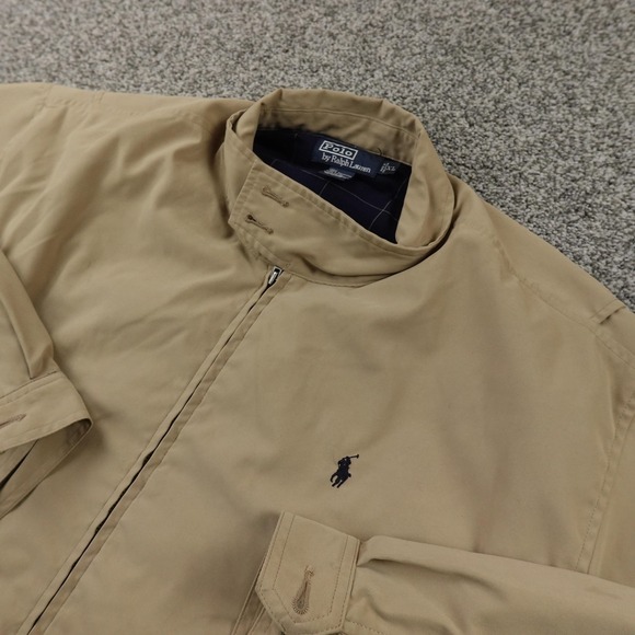 Polo Ralph Lauren Other - VTG Polo Ralph Lauren Jacket Mens XL Beige Bi Swing Full Zip Lined Bomber Coat